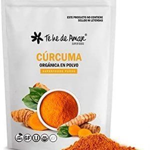 CÚRCUMA ORGÁNICA PURA EN POLVO / TE HE DE AMAR / SUPERFOOD PURO / 150 G