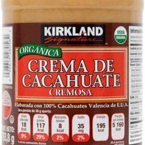 Crema De Cacahuate Cremosa Orgánica