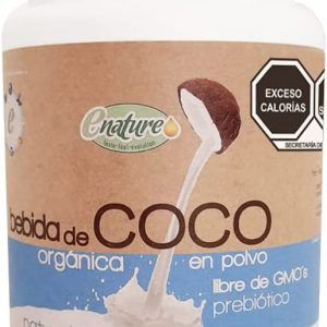 Enature Bebida de Coco Orgánica, Natural, 550 g