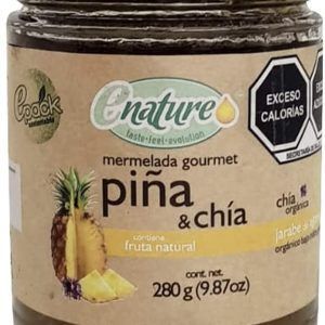 Enature Mermelada de Piña con Chía, 280 g