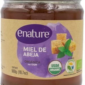 Enature Miel de Abeja Orgánica, 560 g
