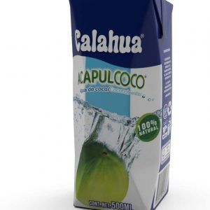 Calahua Agua de Coco Acapulcoco Calahua 500 ml, Agua de coco,