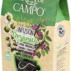 Infusión Herbal Orgánica Aires de Campo/ Té Limón, Manzanilla, Lavanda y Menta