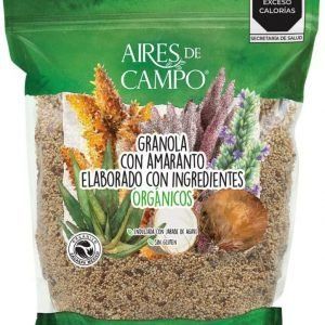 Granola con Amaranto Orgánico 100% Natural Sin Azúcar Añadida.