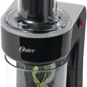 Oster - Espiralizador eléctrico fácil de usar con 2 cuchillas en espiral (tamaño para fideos espaguetis y fettuccine), color negro