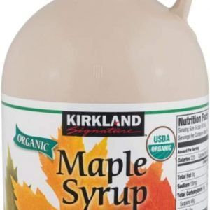 Kirkland Jarabe de Maple 1 litro - Grado A Ambar 100% Puro Orgánico de Canadá