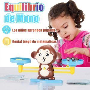 Montessori Juegos Didacticos de Matemáticas, Juguetes de Conteo de Equilibrio de Monos, Juegos de Números para Niños de 5 Años en Adelante
