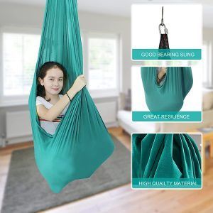 Columpio de terapia para interiores con más necesidades especiales, hamaca de abrazo, ideal para autismo, TDAH, Asperger e integración sensorial, hamacas para acurrucarse