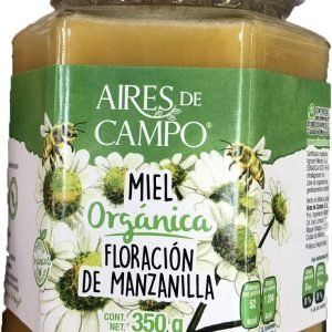 Aires de Campo, Miel Orgánica Floración de Manzanilla, 350g