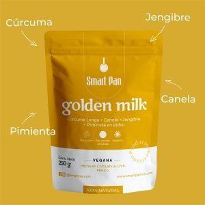 Leche Dorada - Sin azúcar, Sin gluten, Vegano, 100% Natural y sin endulzar - 250 g
