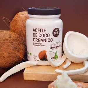 Aceite de Coco Orgánico Extra Virgen 1 Litro Prensado en Frío