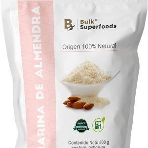 Harina de Almendras 100% Natural | Contiene 500 g | Harina sin Gluten | Almond Flour | Gluten Free & Natural Food | Keto Diet