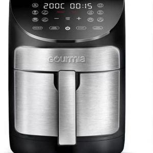 Gourmia Freidora de aire digital GAF798, 6.6L, color negro