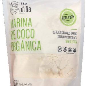 Harina de Coco Orgánica Sin Gluten Sin Conservadores 0g Ácidos Grasos Trans 300g Tia Ofilia