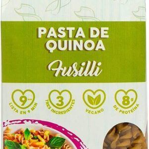 Morama, Pasta Fusilli de Quinoa hecha a base de arroz integral, maíz y quinoa, vegana y nutritiva, sin gluten