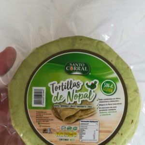 Tortilla de Nopal con Linaza, Chía y Maíz (4 paquetes)