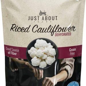 Arroz de Coliflor deshidratado 198 g (7 oz) | Keto | Gluten Free | Un solo ingrediente