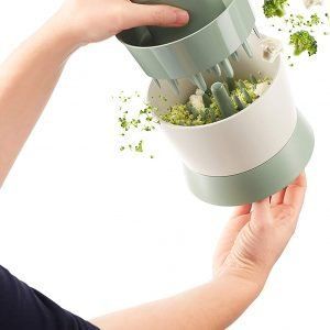 Lekue Veggie Coliflor Rizer, 7 oz, verde