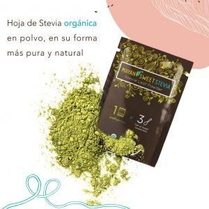 Stevia Orgánica en Sobres, 50 Sobres, Mayan Sweet