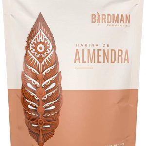 Birdman Harina de almendras, Keto Friendly, Libre de Gluten, Kosher, Vitamina E, Con Proteina, 1Kg