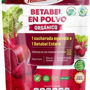 Betabel en Polvo Certificado Orgánico 200g | Raw | Vegan