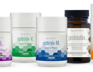 Paquete Nutrición Optima, Optimiix Set + Vináli + Omega-Q + Probiotiix