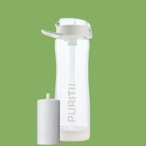 Botella de agua Puritti, solo botella, no incluye filtro
