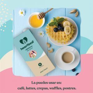 Heartbest Leche de Amaranto Sin Azúcar 1L - 6pack, Amaranto Sin Azúcar, 6 litros
