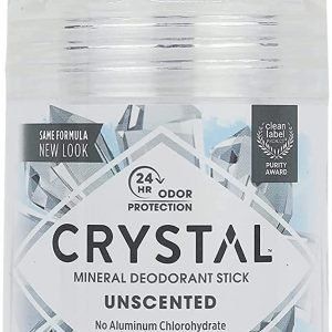 Crystal Mineral Deodorant Stick, Unscented, 4.25 oz