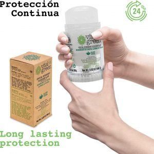 Vital Green - Desodorante Natural de Piedra Cristal de Alumbre de Potasio con Aloe Vera y Sin Alcohol