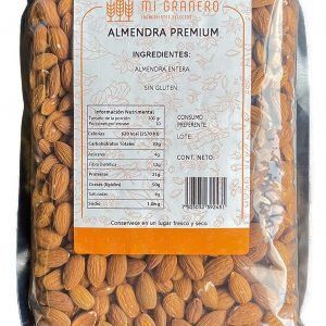 Almendra entera 1 kilo