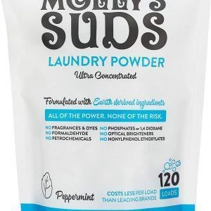 Molly's Suds Laundry Powder 120 loads - All Natural, Free of Parabens, Harsh Chemicals, Synthetic Fragrance & Dyes, Great for Sensitive Skin