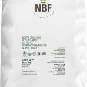 NBF Nopal en Polvo Orgánico 5kg, Suplemento de Fibra