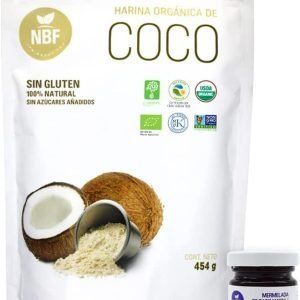 Harina de Coco 454 gr Sustituto de Trigo - Ideal para Celiacos (Sin Gluten)