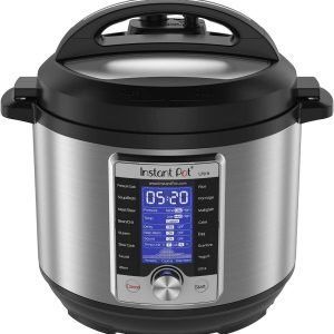 Instant Pot Ultra 10 en 1, Olla eléctrica programable multiuso de 5.67 Litros, olla de presión, olla de cocción lenta, arrocera, yogurtera, Cake Maker, Cocedor de huevos, sartén, vaporera, Acero inoxidable