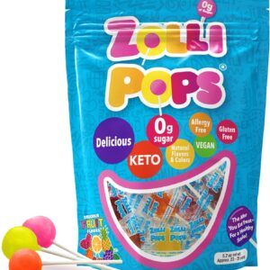 Zollipops The Clean Teeth Pops, Anti Cavity Lollipops, Delicious Assorted Flavors, 25 Count